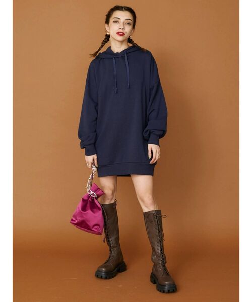 EVRIS（エヴリス）の「サテンチェーンミニバッグ（ハンドバッグ・レディース・ピンク/ブルー/ブラウン・FREE）」の11枚目の写真