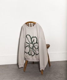 NILWAY | フラワービッグプリントルーズスウェット/トレーナー(スウェット)