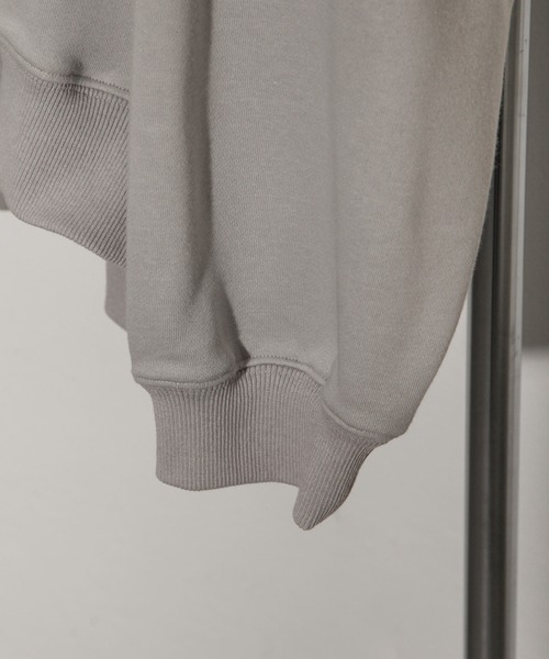 NILWAY（ニルウェイ）の「フラワービッグプリントルーズスウェット/トレーナー（スウェット・メンズ・ブラック/ライトグレー・LARGE/MEDIUM）」の8枚目の写真