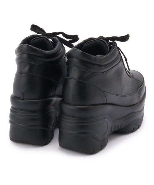 cs T&P（シーエスティーアンドピー）の「◆ハイカット厚底スニーカー（スニーカー・レディース・ブラック/ホワイト・L/M/S/LL）」の6枚目の写真