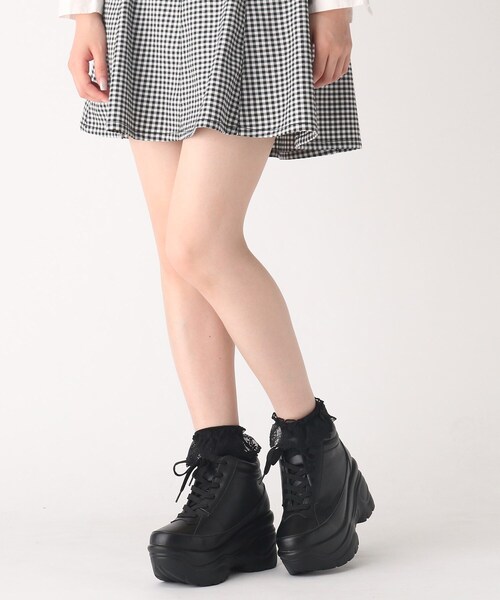 cs T&P（シーエスティーアンドピー）の「◆ハイカット厚底スニーカー（スニーカー・レディース・ブラック/ホワイト・L/M/S/LL）」の11枚目の写真