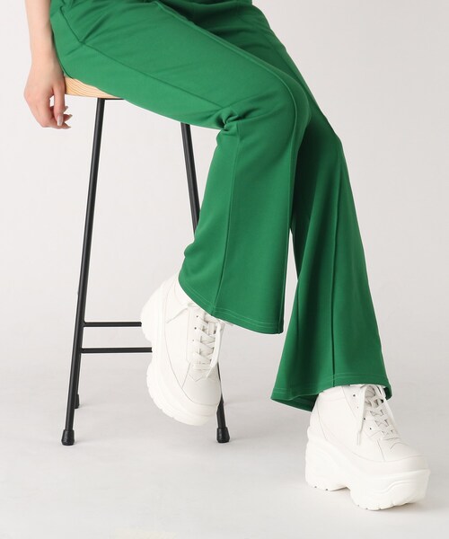 cs T&P（シーエスティーアンドピー）の「◆ハイカット厚底スニーカー（スニーカー・レディース・ブラック/ホワイト・L/M/S/LL）」の2枚目の写真