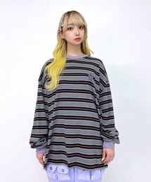 SMILY MULTI-BORDER TEE