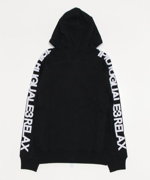 1piu1uguale3 RELAX（ウノピュウノウグァーレトレリラックス）の「1PIU1UGUALE3 RELAX/ウノピゥ ウノ ウグァーレ トレ リラックス/ビッグファスナーサイドロゴ スウェットパーカー（パーカー・メンズ・グレー/ブラック・XL/XXL/M/L）」の7枚目の写真