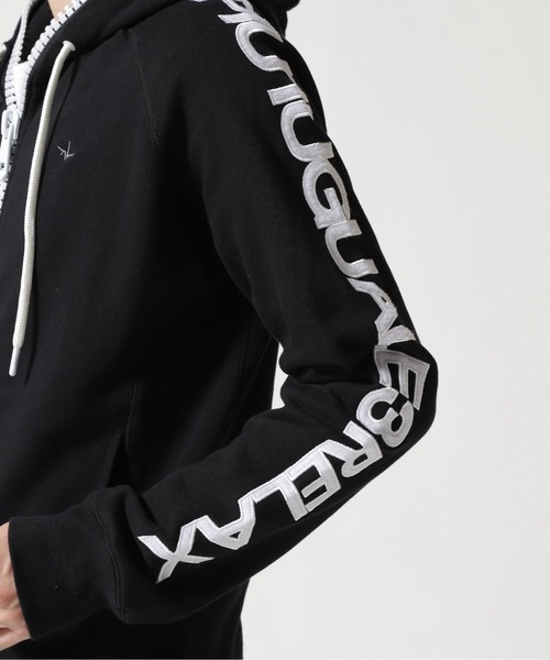 1piu1uguale3 RELAX（ウノピュウノウグァーレトレリラックス）の「1PIU1UGUALE3 RELAX/ウノピゥ ウノ ウグァーレ トレ リラックス/ビッグファスナーサイドロゴ スウェットパーカー（パーカー・メンズ・グレー/ブラック・XL/XXL/M/L）」の13枚目の写真