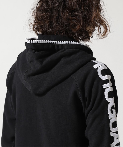 1piu1uguale3 RELAX（ウノピュウノウグァーレトレリラックス）の「1PIU1UGUALE3 RELAX/ウノピゥ ウノ ウグァーレ トレ リラックス/ビッグファスナーサイドロゴ スウェットパーカー（パーカー・メンズ・グレー/ブラック・XL/XXL/M/L）」の15枚目の写真