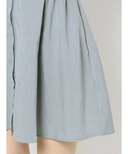 EMODA（エモダ）の「サイドシェイプハーフスリーブワンピース（ワンピース・レディース・ブラック/グレー/ブルー・FREE）」の15枚目の写真