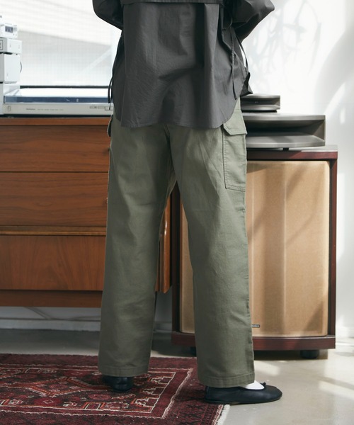 CRAFT STANDARD BOUTIQUE（クラフトスタンダードブティック）の「カーゴパンツ　＊◆（カーゴパンツ・レディース・ブラウン/カーキ・S/M/L）」の4枚目の写真