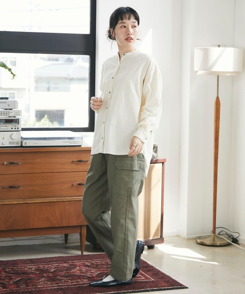 CRAFT STANDARD BOUTIQUE（クラフトスタンダードブティック）の「カーゴパンツ　＊◆（カーゴパンツ・レディース・ブラウン/カーキ・S/M/L）」の8枚目の写真