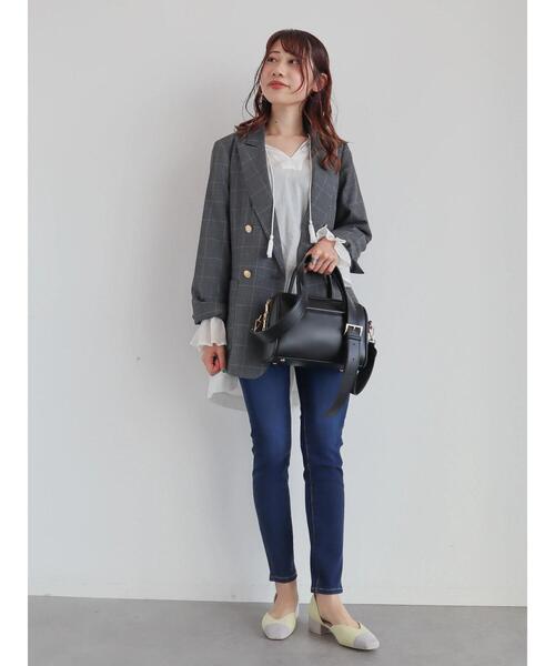 AMERICAN HOLIC(アメリカンホリック)の「スキニーフィットデニム(デニムパンツ・レディース・ブラック/ワンウォッシュ/インディゴブルー・M/XL/S/L/XS)」の18枚目の写真