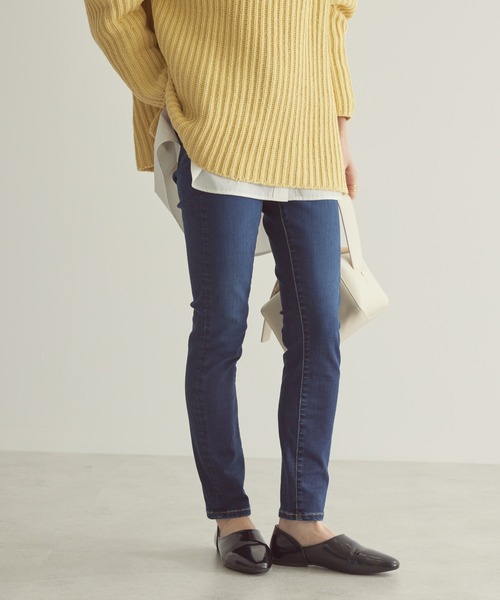 AMERICAN HOLIC(アメリカンホリック)の「スキニーフィットデニム(デニムパンツ・レディース・ブラック/ワンウォッシュ/インディゴブルー・M/XL/S/L/XS)」の2枚目の写真