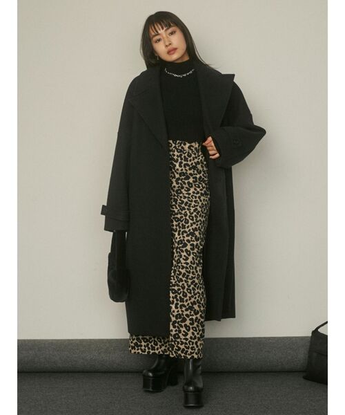 EMODA（エモダ）の「センタースリットロングスカート（スカート・レディース・ブラック/その他・SMALL/MEDIUM）」の18枚目の写真