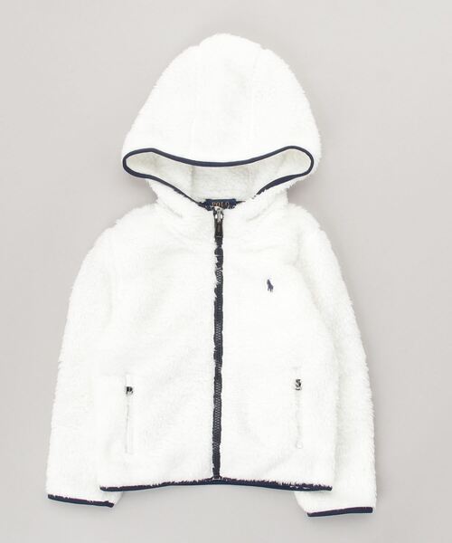 2023AW ラルフ・ローレン テディ フリースジャケット フード付き POLO RALPH LAUREN CHILDRENSWEAR（ポロ ラルフ ローレン