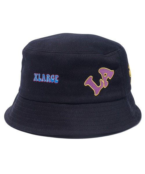 XLARGE（エクストララージ）の「FLOWER EMBROIDERED HAT（ハット・メンズ・ホワイト/ブラック/オレンジ・M/L）」の3枚目の写真