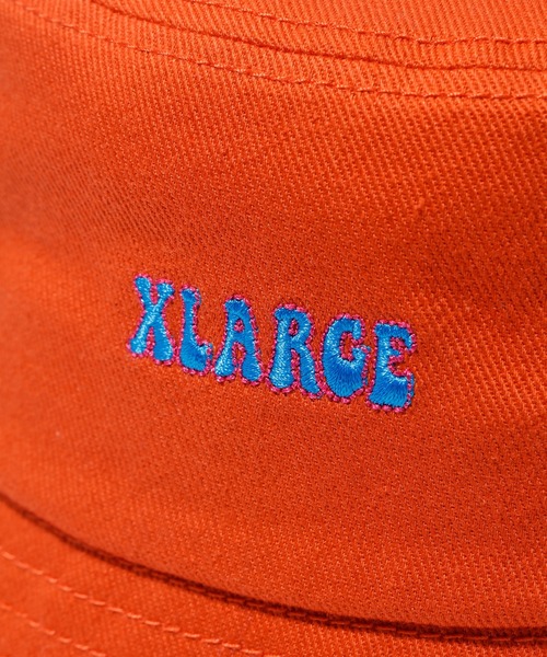 XLARGE（エクストララージ）の「FLOWER EMBROIDERED HAT（ハット・メンズ・ホワイト/ブラック/オレンジ・M/L）」の7枚目の写真