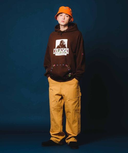 XLARGE（エクストララージ）の「FLOWER EMBROIDERED HAT（ハット・メンズ・ホワイト/ブラック/オレンジ・M/L）」の11枚目の写真