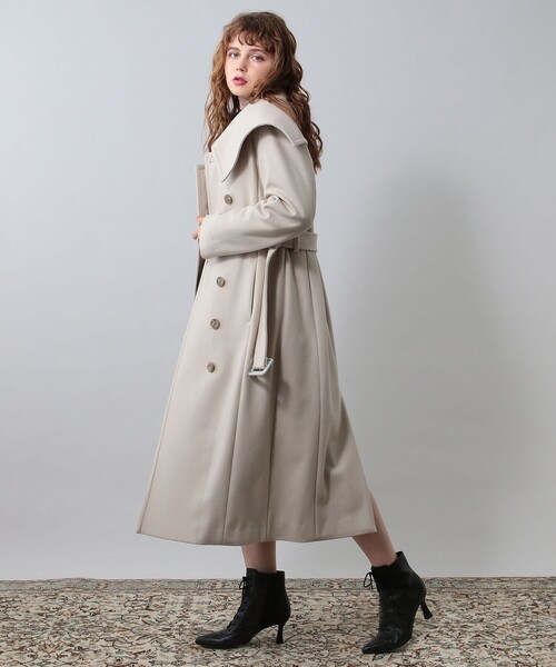 DEICY（デイシー）の「ウエストマークウールロングコート