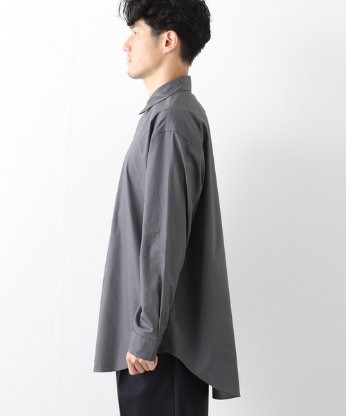 417 EDIFICE(フォーワンセブンエディフィス)の「【allery / アレリ―】 ブロードレギュラーシャツ(シャツ/ブラウス・メンズ・レッド/ホワイト/ブラウン/チャコールグレー・SMALL/MEDIUM/LARGE/X-LARGE)」の11枚目の写真