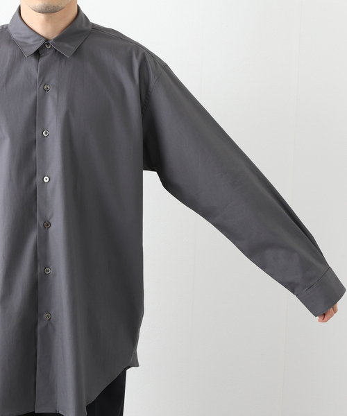 417 EDIFICE(フォーワンセブンエディフィス)の「【allery / アレリ―】 ブロードレギュラーシャツ(シャツ/ブラウス・メンズ・レッド/ホワイト/ブラウン/チャコールグレー・SMALL/MEDIUM/LARGE/X-LARGE)」の14枚目の写真