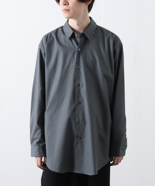 417 EDIFICE(フォーワンセブンエディフィス)の「【allery / アレリ―】 ブロードレギュラーシャツ(シャツ/ブラウス・メンズ・レッド/ホワイト/ブラウン/チャコールグレー・SMALL/MEDIUM/LARGE/X-LARGE)」の21枚目の写真