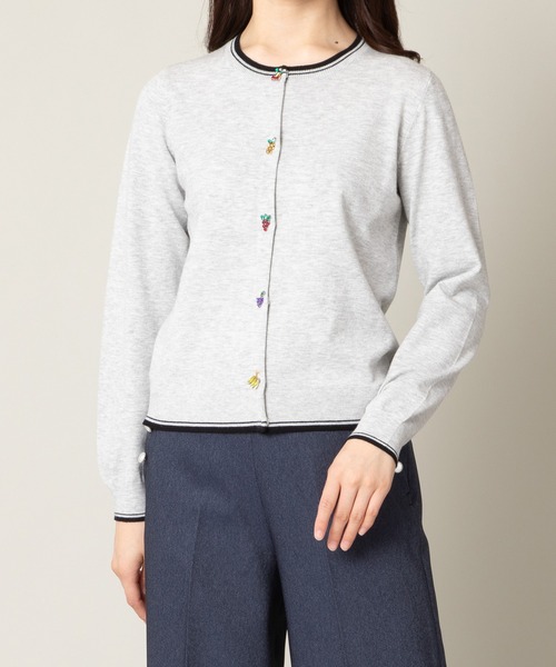 Rose Tiara（ローズティアラ）の「フルーツニットカーディガン（ニット