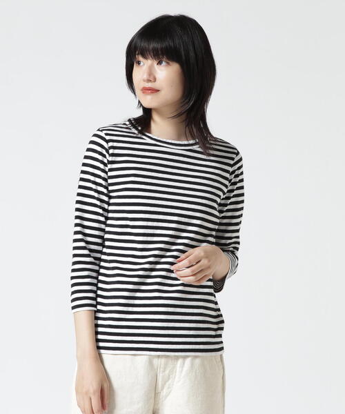【セール】FANEUIL/ファヌル BOAT NECK BORDER LS TEE（Tシャツ/カットソー）｜DANA FANEUIL（ダナファヌル）