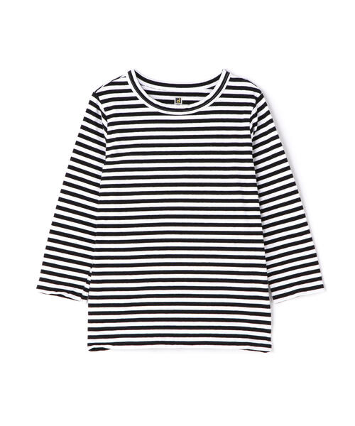 DANA FANEUIL（ダナファヌル）の「FANEUIL/ファヌル　BOAT NECK BORDER LS TEE（Tシャツ/カットソー・レディース・ブラック/ベージュ/その他11/グレー・2）」の12枚目の写真