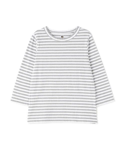 DANA FANEUIL（ダナファヌル）の「FANEUIL/ファヌル　BOAT NECK BORDER LS TEE（Tシャツ/カットソー・レディース・ブラック/ベージュ/その他11/グレー・2）」の5枚目の写真