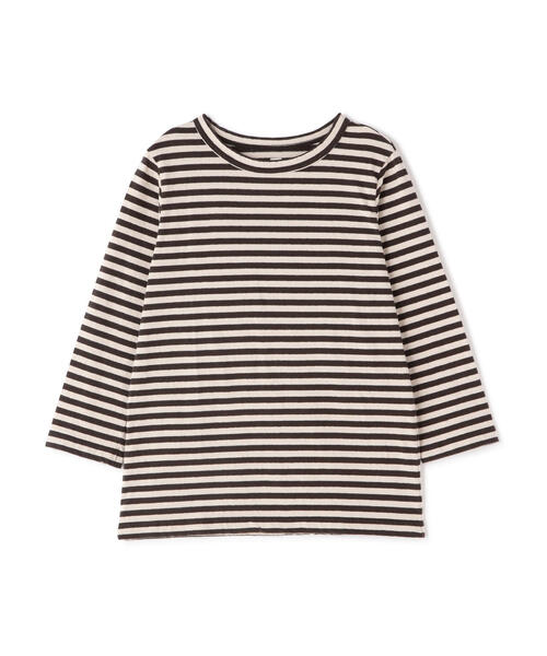 DANA FANEUIL（ダナファヌル）の「FANEUIL/ファヌル　BOAT NECK BORDER LS TEE（Tシャツ/カットソー・レディース・ブラック/ベージュ/その他11/グレー・2）」の8枚目の写真
