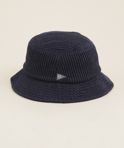 Healthknit（ヘルスニット）の「Healthknit/ワイドリブバケットハット（ハット・レディース・ブラック/ネイビー/カーキ・FREE）」の6枚目の写真