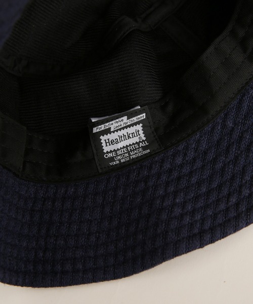 Healthknit（ヘルスニット）の「Healthknit/ワイドリブバケットハット（ハット・レディース・ブラック/ネイビー/カーキ・FREE）」の10枚目の写真
