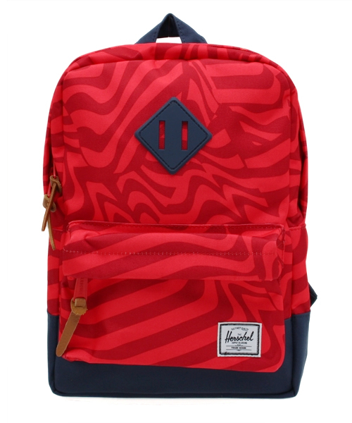 Herschel Supply Co.（ハーシェルサプライ）の「HERSCHEL Heritage Kids（バックパック/リュック・キッズ・カモフラージュ/マルチ/ブラック/レッド/オレンジ/グリーン・ONE SIZE）」の4枚目の写真