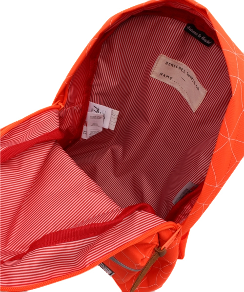 Herschel Supply Co.（ハーシェルサプライ）の「HERSCHEL Heritage Kids（バックパック/リュック・キッズ・カモフラージュ/マルチ/ブラック/レッド/オレンジ/グリーン・ONE SIZE）」の9枚目の写真