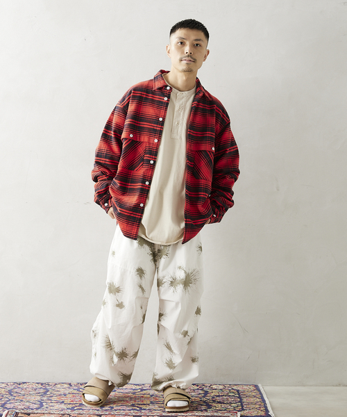 WOOLRICH(ウールリッチ)の「【WOOLRICH / ウールリッチ】シェパード シャツ(シャツ/ブラウス・メンズ・レッド/ブルー系その他・LARGE/X-LARGE)」の3枚目の写真