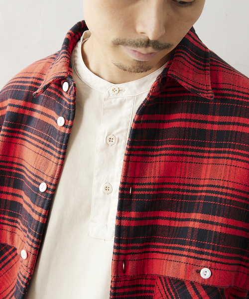 WOOLRICH(ウールリッチ)の「【WOOLRICH / ウールリッチ】シェパード シャツ(シャツ/ブラウス・メンズ・レッド/ブルー系その他・LARGE/X-LARGE)」の6枚目の写真