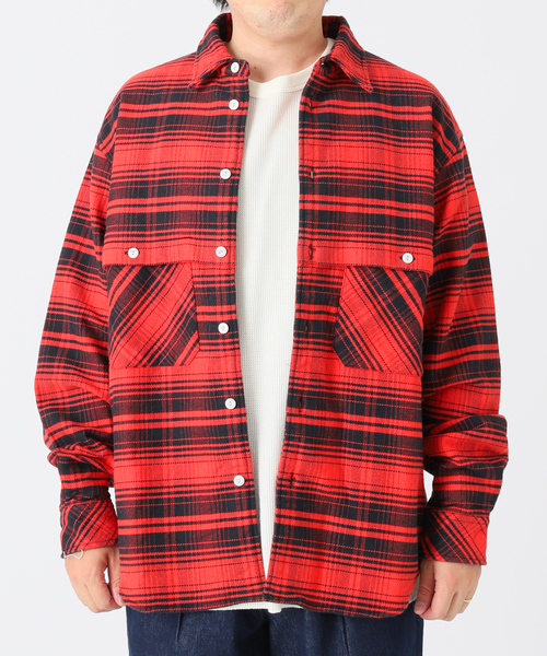 WOOLRICH(ウールリッチ)の「【WOOLRICH / ウールリッチ】シェパード シャツ(シャツ/ブラウス・メンズ・レッド/ブルー系その他・LARGE/X-LARGE)」の12枚目の写真