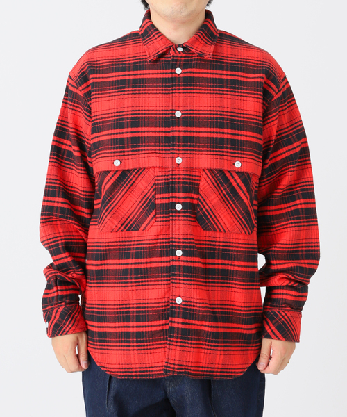 WOOLRICH(ウールリッチ)の「【WOOLRICH / ウールリッチ】シェパード シャツ(シャツ/ブラウス・メンズ・レッド/ブルー系その他・LARGE/X-LARGE)」の13枚目の写真