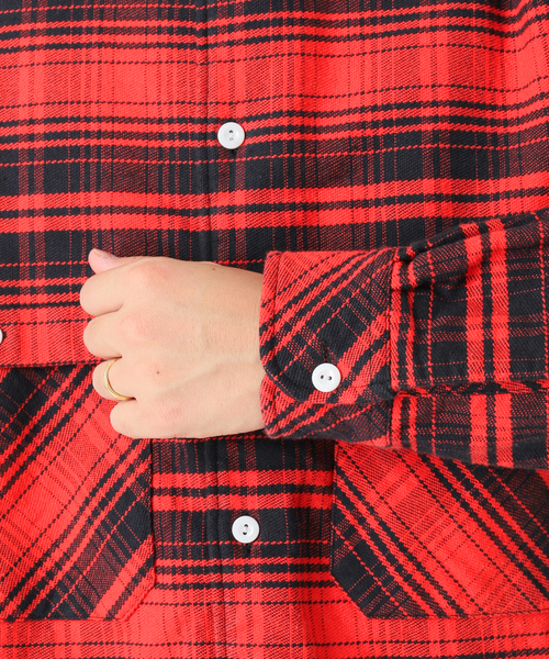 WOOLRICH(ウールリッチ)の「【WOOLRICH / ウールリッチ】シェパード シャツ(シャツ/ブラウス・メンズ・レッド/ブルー系その他・LARGE/X-LARGE)」の19枚目の写真