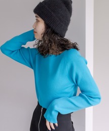 mystic | 【カラー展開豊富】クルーリブニットプルオーバー(ニット/セーター)