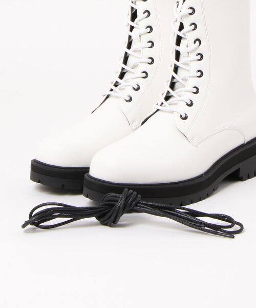 semantic design（セマンティックデザイン）の「セマンティックデザイン/semantic design 8ホール レースアップブーツ（ブーツ・メンズ・ブラック/ホワイト・MEDIUM/LARGE）」の19枚目の写真
