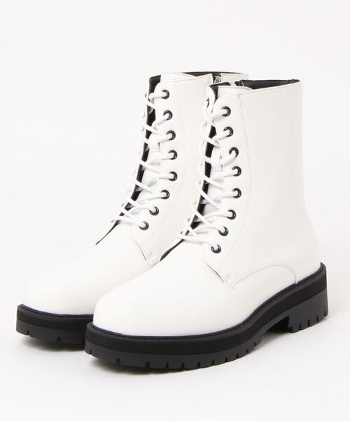 semantic design（セマンティックデザイン）の「セマンティックデザイン/semantic design 8ホール レースアップブーツ（ブーツ・メンズ・ブラック/ホワイト・MEDIUM/LARGE）」の16枚目の写真