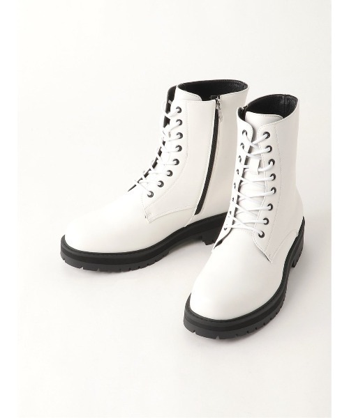 semantic design（セマンティックデザイン）の「セマンティックデザイン/semantic design 8ホール レースアップブーツ（ブーツ・メンズ・ブラック/ホワイト・MEDIUM/LARGE）」の3枚目の写真