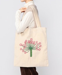 Tribu-To 花刺繍トートバッグ　A3サイズ Tribu-To 花刺繍トートバッグA3サイズ