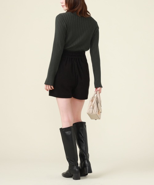 archives（アルシーヴ）の「ハイウエストボタンショートパンツ（その他パンツ・レディース・ベージュ/ブラック/ブラウン・MEDIUM）」の21枚目の写真