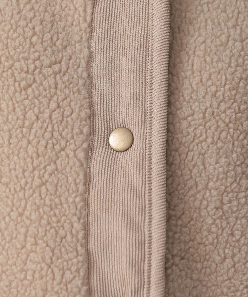 and it_（アンドイット）の「ボアベスト（ベスト・レディース・ダークベージュ/ネイビー/ライトグレー・M-L）」の14枚目の写真