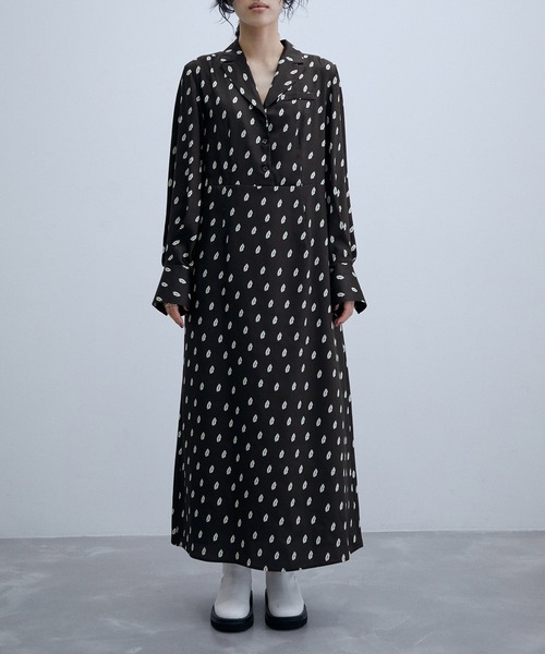 ADAM ET ROPE'（アダムエロペ）の「【サステナブル】リッププリントワンピース（ワンピース・レディース・ブラック系その他/グレー系その他・FREE）」の20枚目の写真