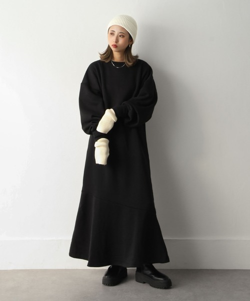 Chillfar（チルファー）の「カラーリブニットキャップ（ニットキャップ/ビーニー・レディース・レンガ/ベージュ/グレー/ブラック/アイボリー・FREE）」の9枚目の写真