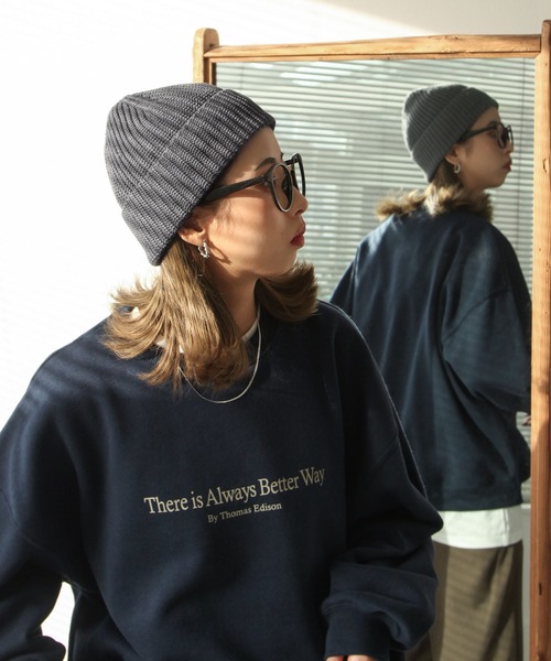 Chillfar（チルファー）の「カラーリブニットキャップ（ニットキャップ/ビーニー・レディース・レンガ/ベージュ/グレー/ブラック/アイボリー・FREE）」の20枚目の写真