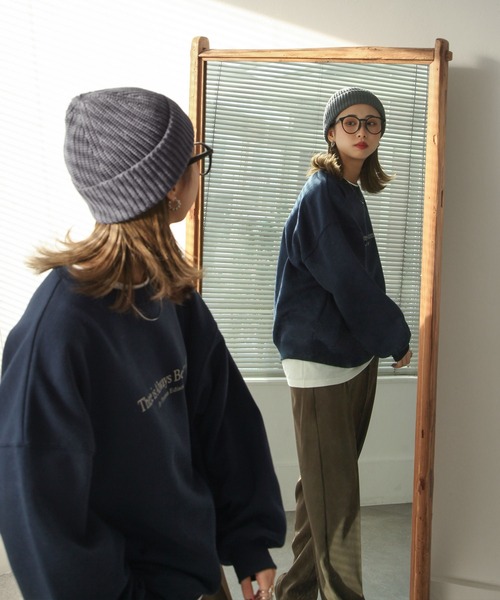 Chillfar（チルファー）の「カラーリブニットキャップ（ニットキャップ/ビーニー・レディース・レンガ/ベージュ/グレー/ブラック/アイボリー・FREE）」の21枚目の写真