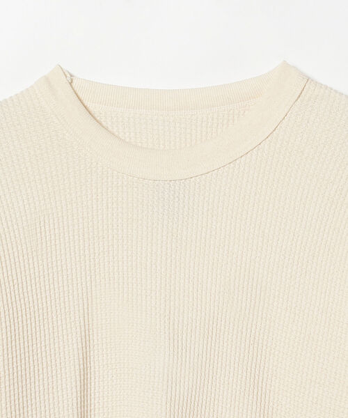 INDERA（インデラ）の「INDERA MILLS / Cotton L/S Thermals コットン ロングスリーブサーマル（Tシャツ/カットソー・メンズ・ナチュラル・SMALL/MEDIUM）」の3枚目の写真